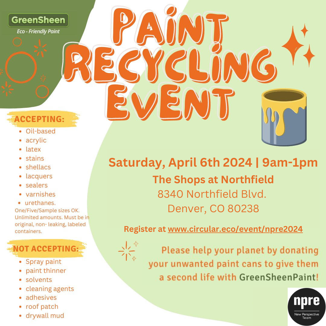 Greensheen Paint Recycling Event