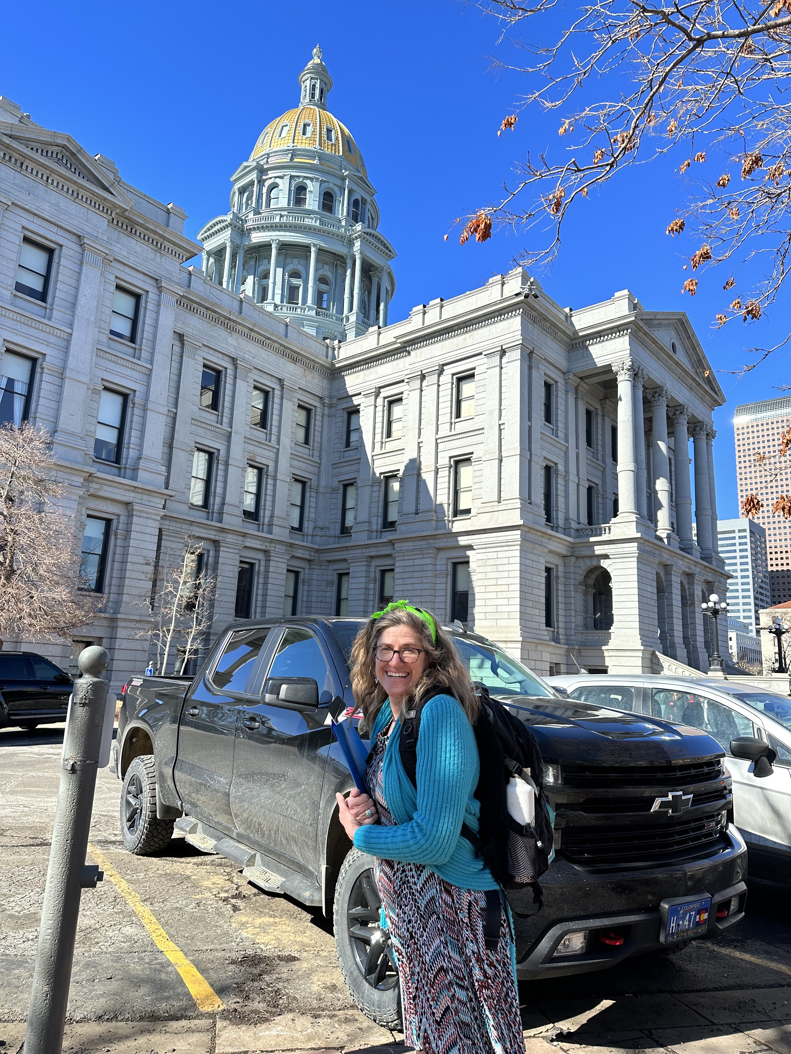 Liz at the Capitol